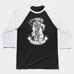 Killin it Grim Reaper Baseball T-Shirt